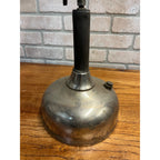 Antique Unbranded White Gas Fueled Table Lamp Coleman? - Parts / Restore