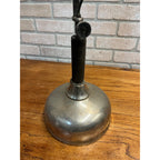 Antique Unbranded White Gas Fueled Table Lamp Coleman? - Parts / Restore