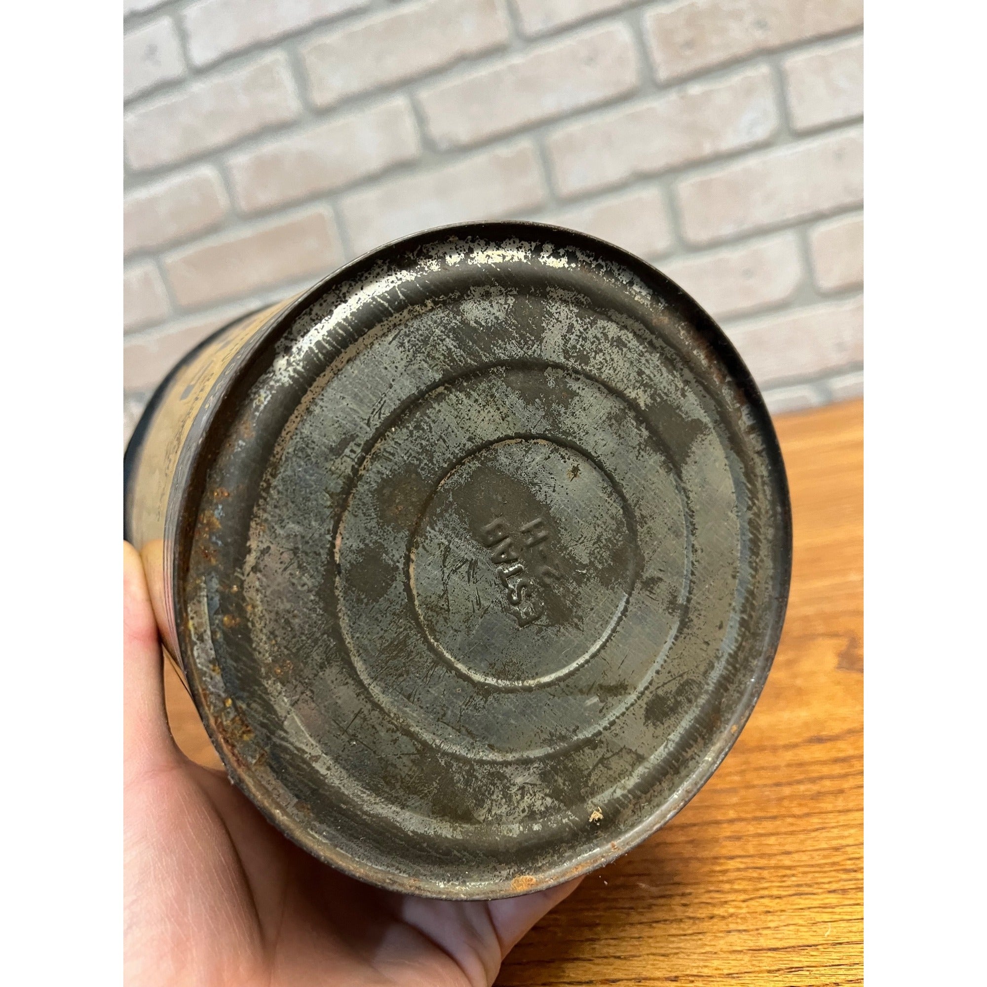 Antique Vintage Armour's Pork Cutlets 5 Pound Can Tin Advertising Chicago