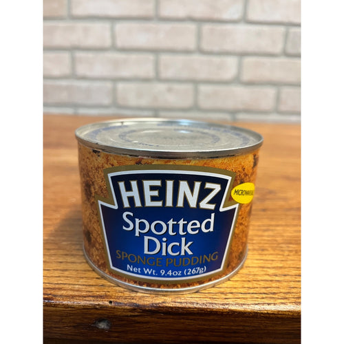 Vintage HEINZ Spotted Dick Sponge Pudding Tin Unopened Gag Gift