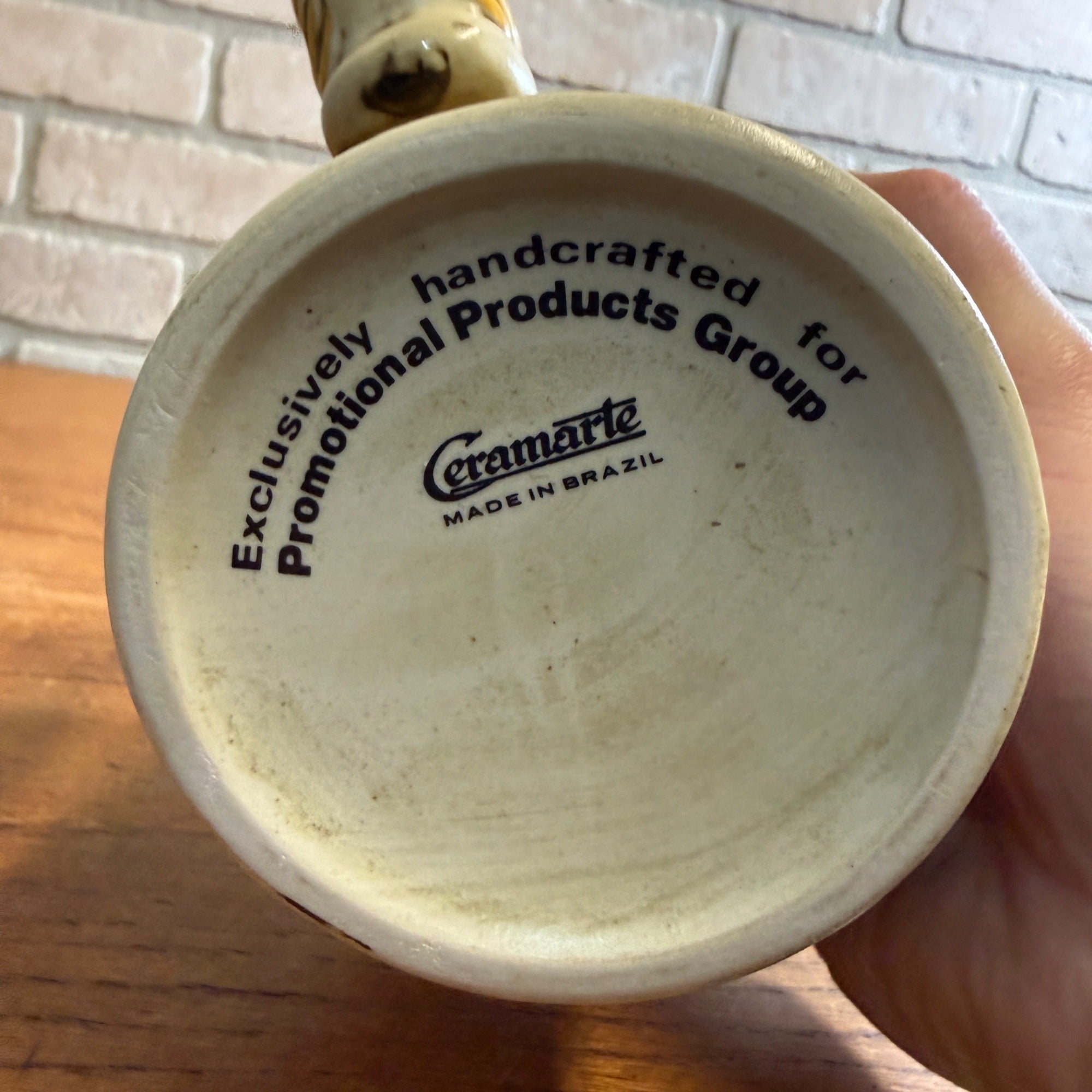 Vintage 1983 Budweiser Clydesdale Horses Beer Stein Mug Ceramic Ceramarte