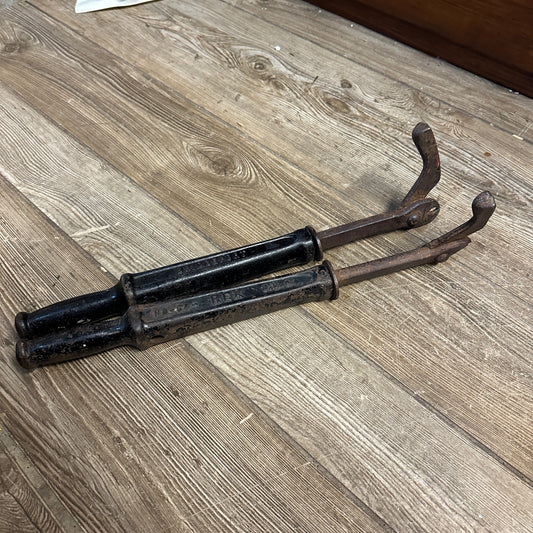 (2) Vintage Bridgeport Nail Puller Slide Hammer REX No. 64