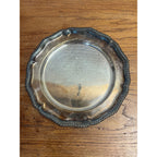 Vintage Joseph Elliot & Sons Silver Plated Octagonal  Serving Tray "Advancez"