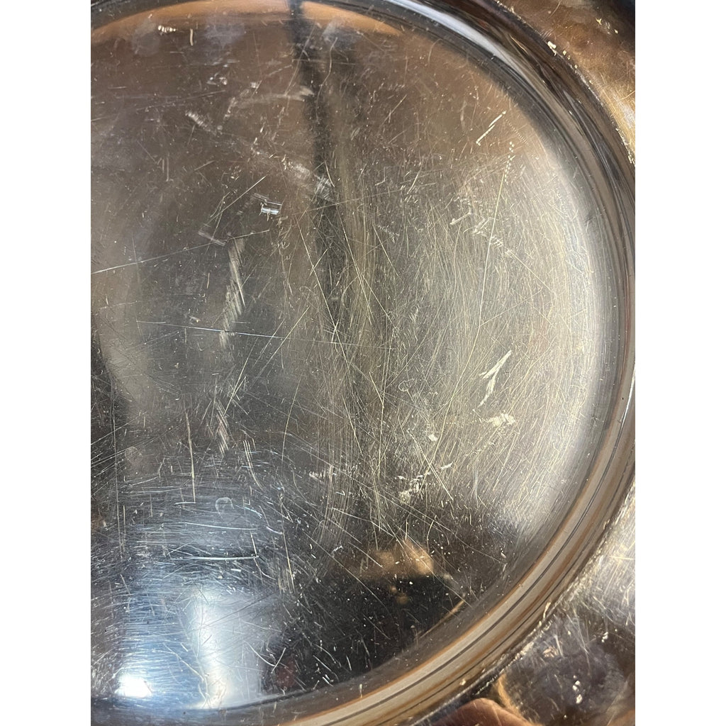Vintage Joseph Elliot & Sons Silver Plated Octagonal  Serving Tray "Advancez"