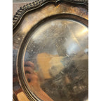 Vintage Joseph Elliot & Sons Silver Plated Octagonal  Serving Tray "Advancez"