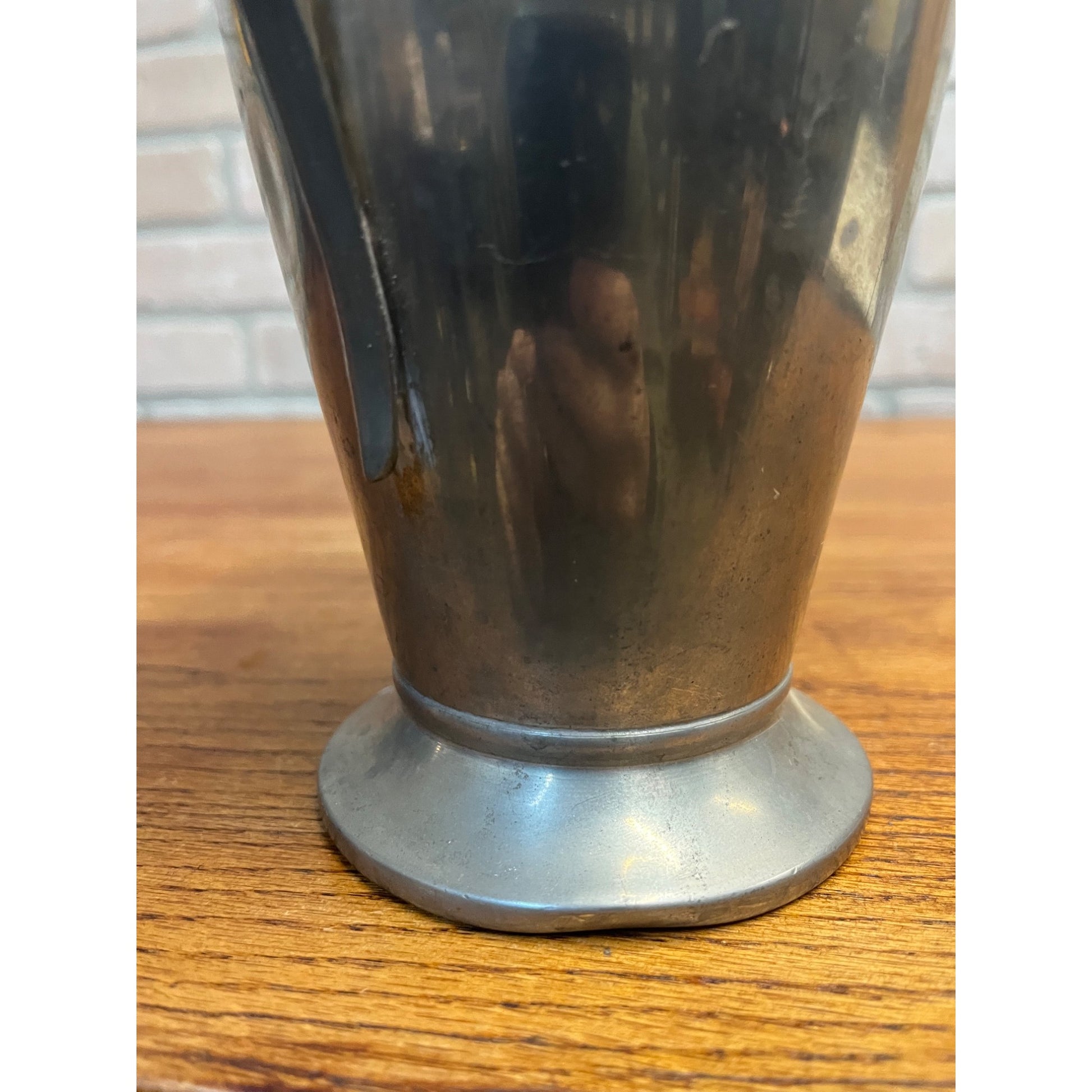 Vintage 10" Silvercraft Pewter Cocktail Shaker Pitcher #2854 Art Deco