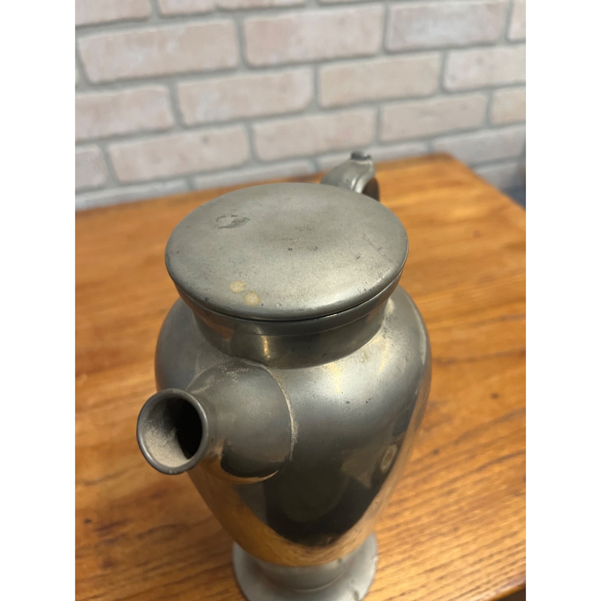 Vintage 10" Silvercraft Pewter Cocktail Shaker Pitcher #2854 Art Deco