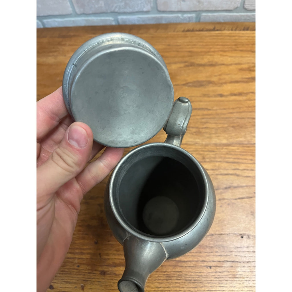 Vintage 10" Silvercraft Pewter Cocktail Shaker Pitcher #2854 Art Deco