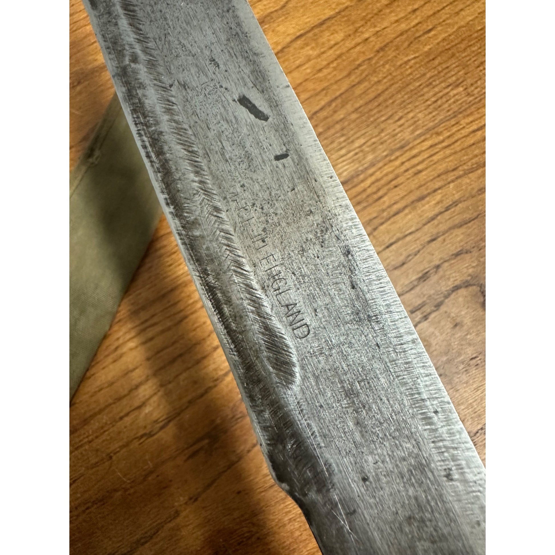 Vintage WWII British Army Machete w/ Canvas Case 1945 WW2 England As-Is