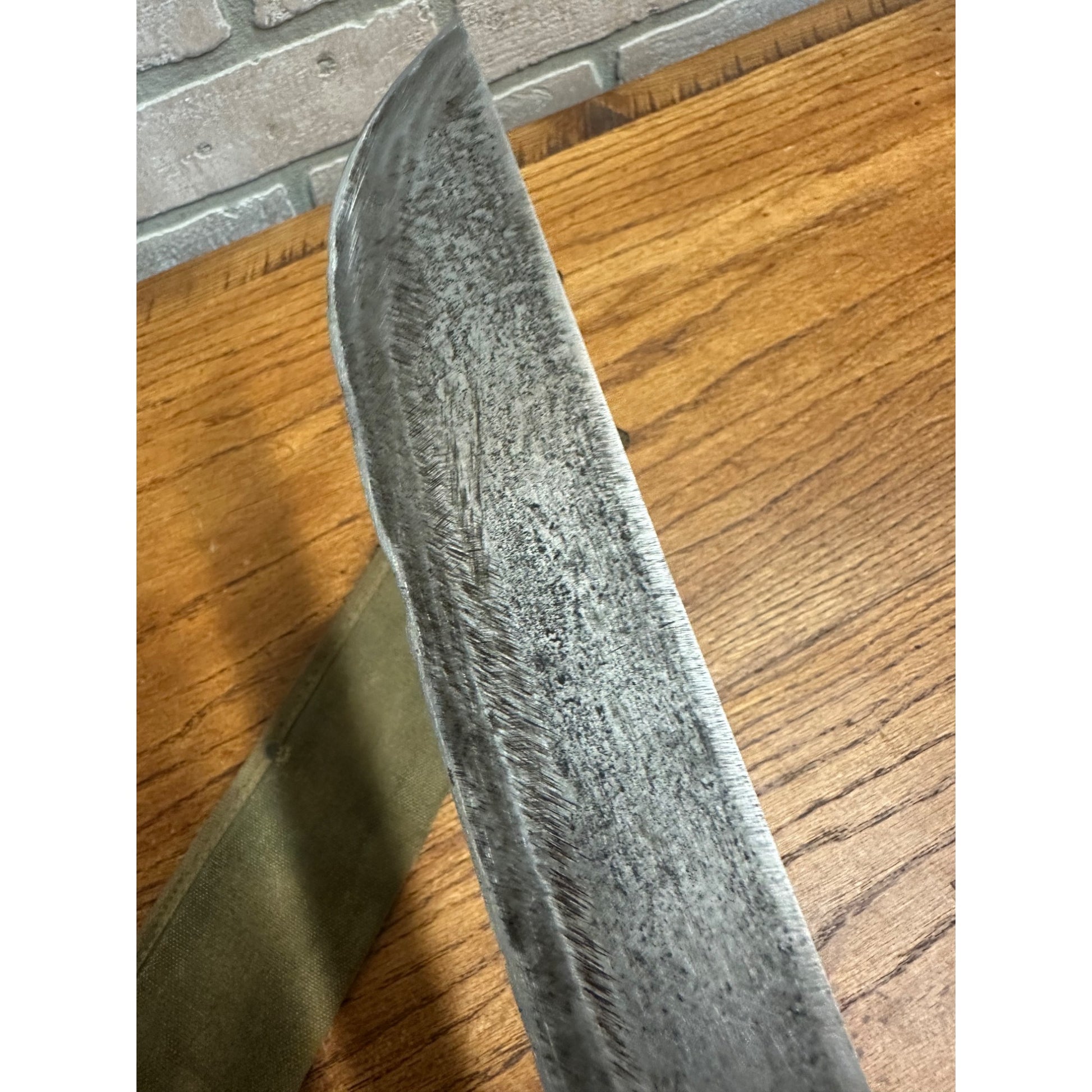 Vintage WWII British Army Machete w/ Canvas Case 1945 WW2 England As-Is