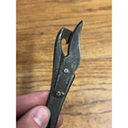 Antique Primitive Early 1900s Steel Can Opener Kitchen Tool 6.25" Farmhouse