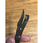 Antique Primitive Early 1900s Steel Can Opener Kitchen Tool 6.25" Farmhouse