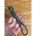 Antique Primitive Early 1900s Steel Can Opener Kitchen Tool 6.25" Farmhouse