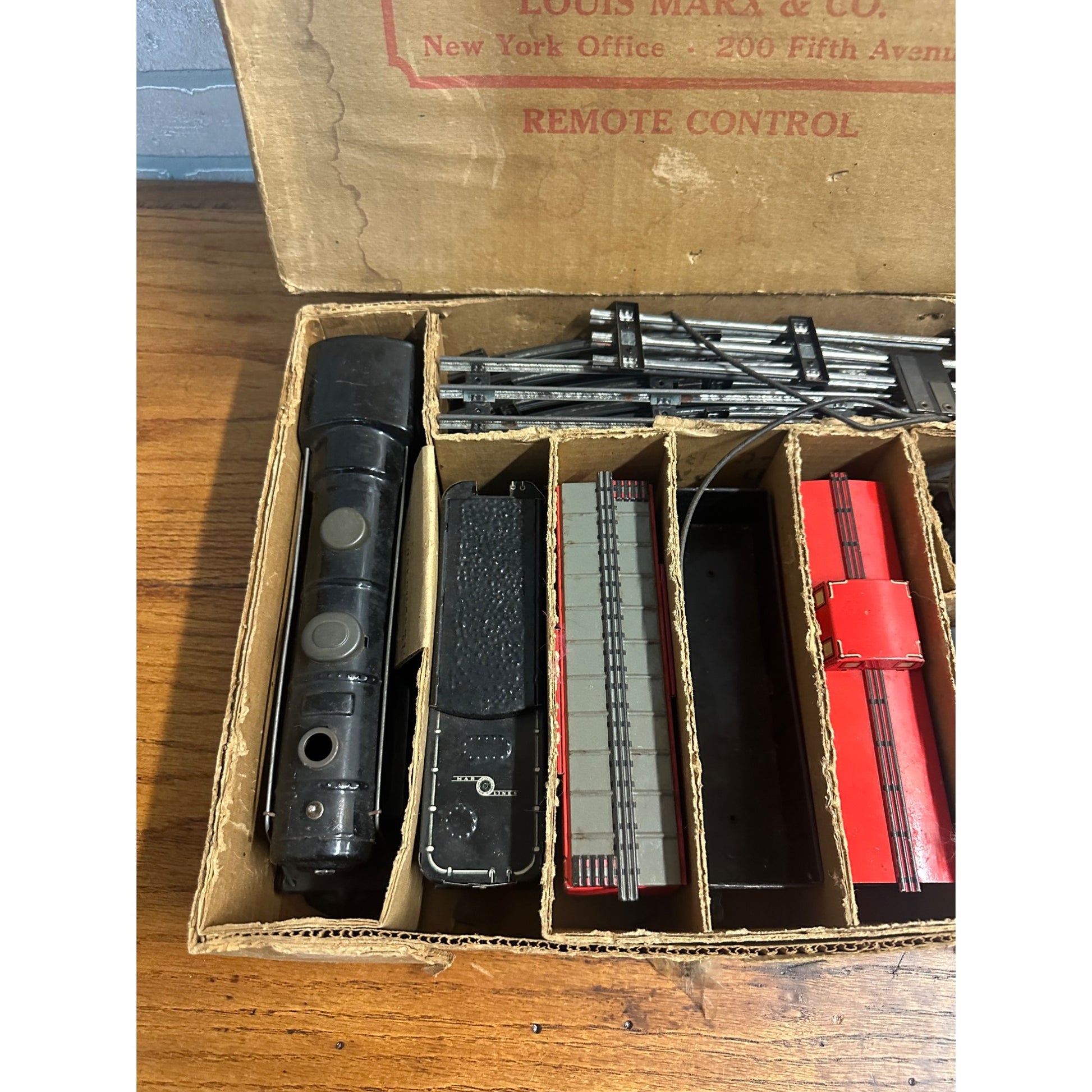 Vintage Marx Toy Streamline Electric Train Set #10500 Nickel Plate Road