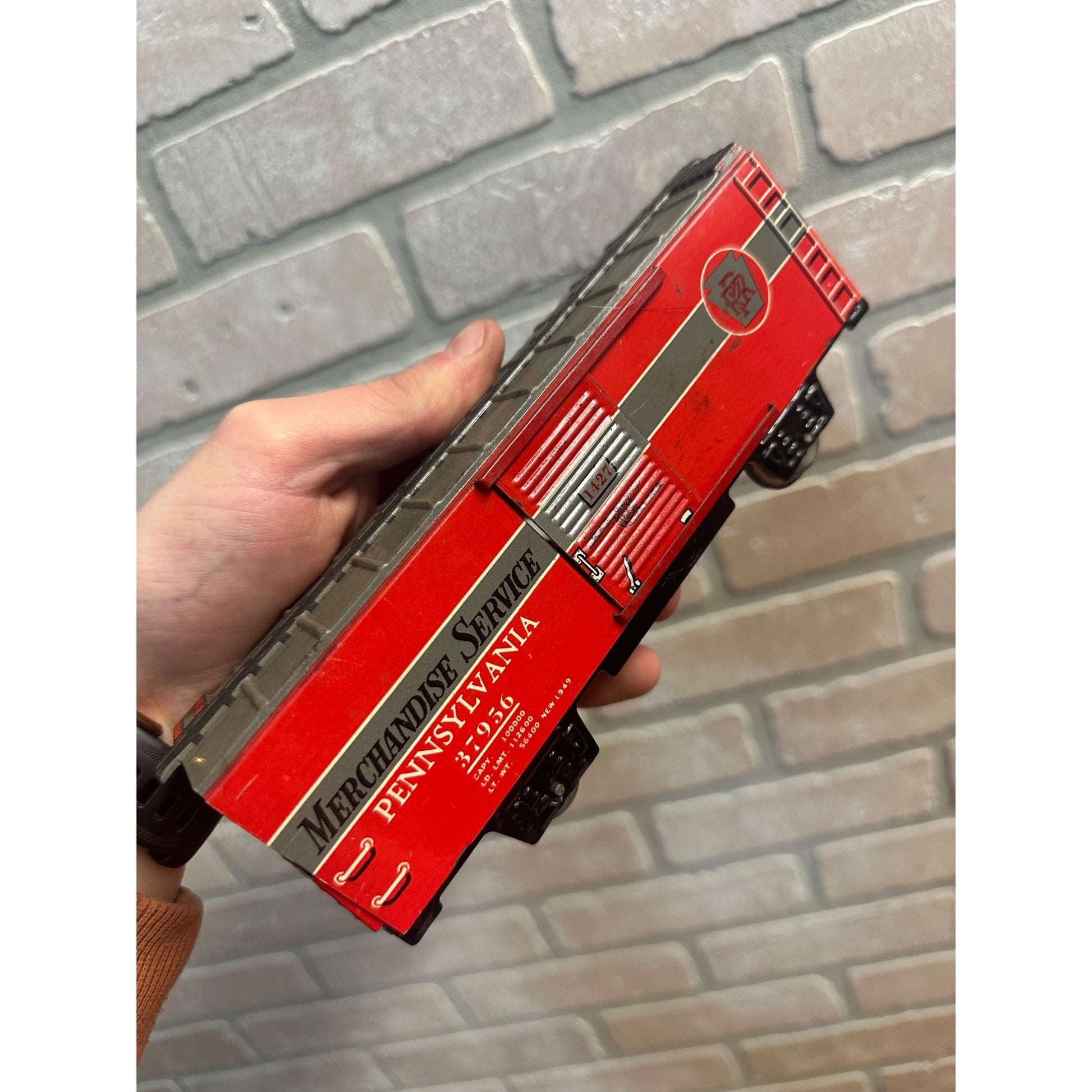 Vintage Marx Toy Streamline Electric Train Set #10500 Nickel Plate Road