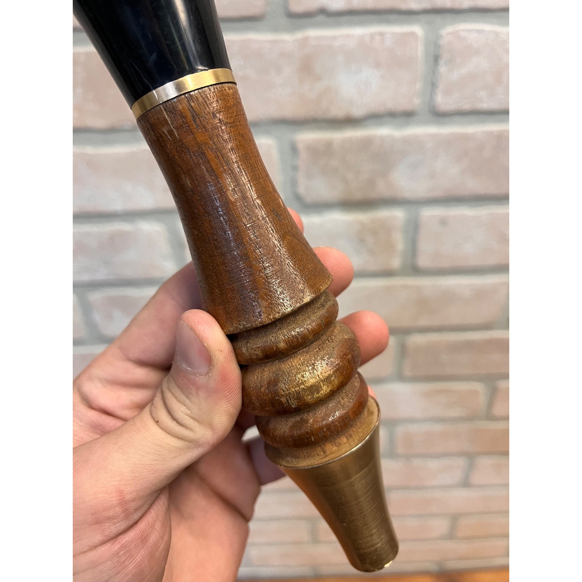 Vintage Schlitz Dark Lager Beer Wooden Tap Handle Milwaukee, WI Breweriana Barware