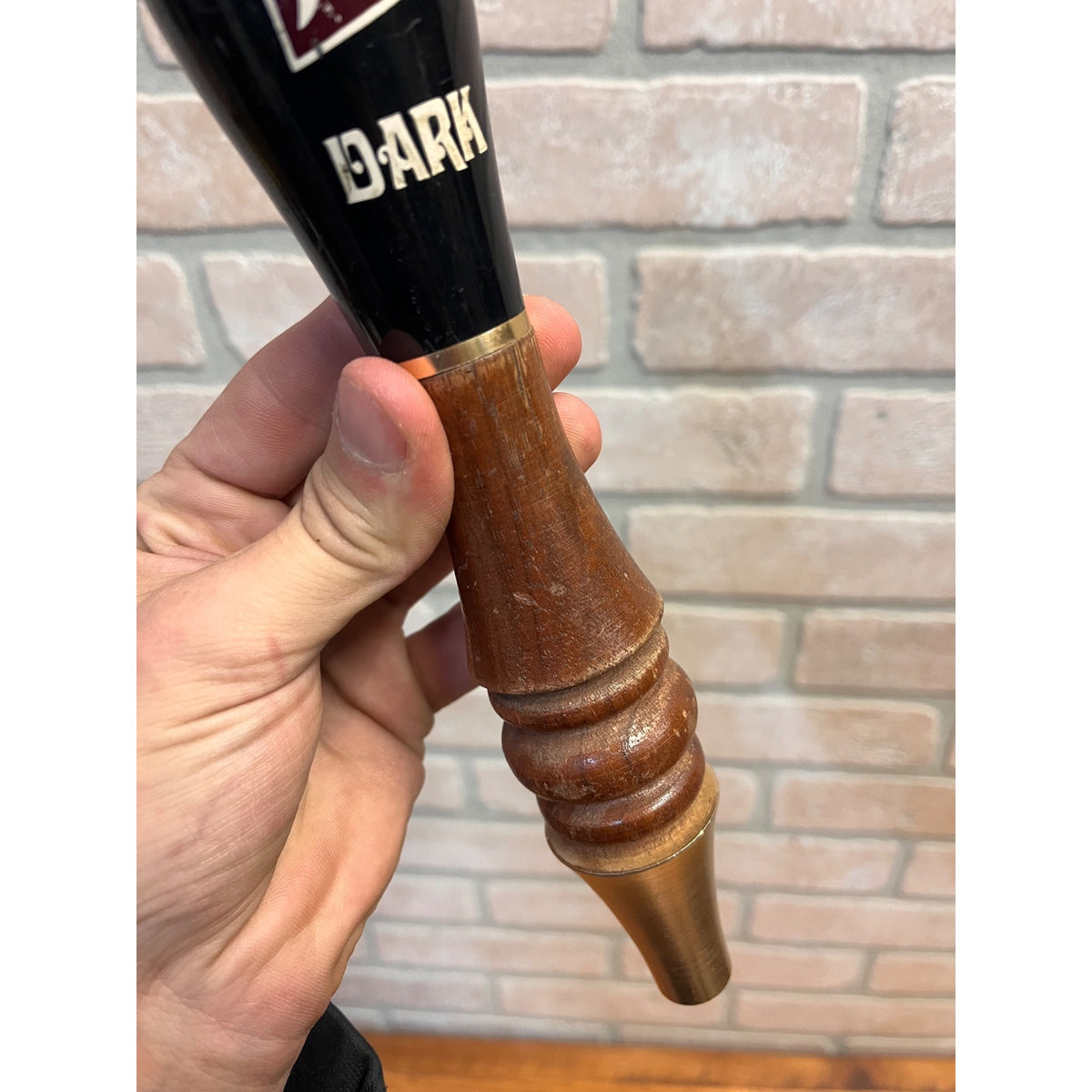 Vintage Schlitz Dark Lager Beer Wooden Tap Handle Milwaukee, WI Breweriana Barware