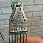 Vintage Androck Pastry Blender Potato Masher, Handheld Green Handle