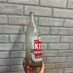 Kist Soda Bottle New London WI Clear 32 Oz Quart VTG Red Label Citrus Products Co