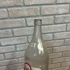 Kist Soda Bottle New London WI Clear 32 Oz Quart VTG Red Label Citrus Products Co