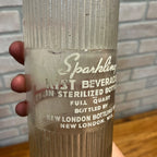 Kist Soda Bottle New London WI Clear 32 Oz Quart VTG Red Label Citrus Products Co