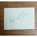 Bob McLure Signed Autographed Cut Index Card Milwaukee Brewers