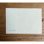 Bob McLure Signed Autographed Cut Index Card Milwaukee Brewers