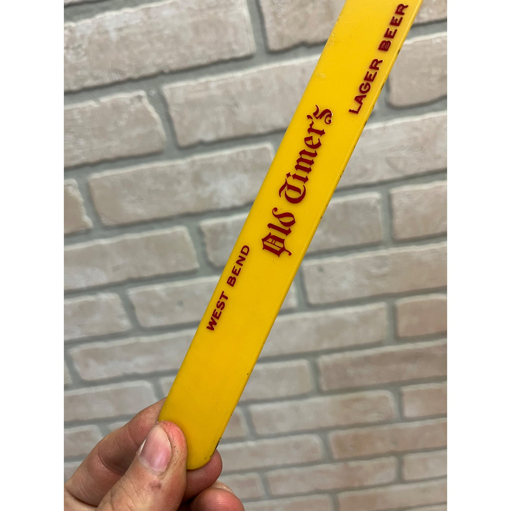 Vintage 1930's Old Timer's Lager Beer Foam Scraper West Bend Lithia WI