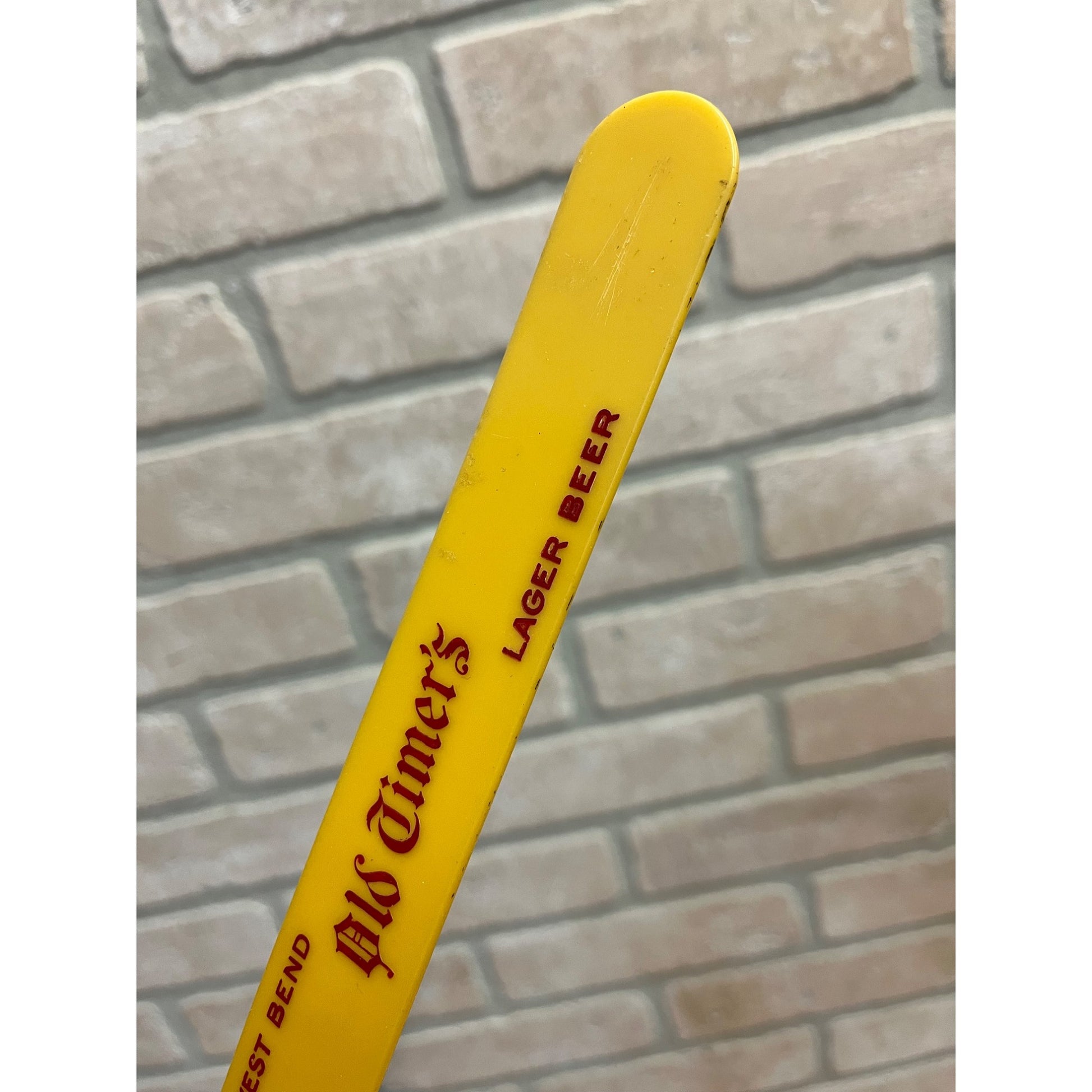 Vintage 1930's Old Timer's Lager Beer Foam Scraper West Bend Lithia WI