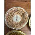 Vintage 1939 Worlds Fair Mr Peanuts Planters Tin Litho Lot Snack Bowls & Spoon