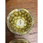 Vintage 1939 Worlds Fair Mr Peanuts Planters Tin Litho Lot Snack Bowls & Spoon