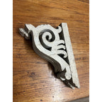 Antique Ornate Wooden Corbel Set With Original Paint Victorian or Farmhouse Decor