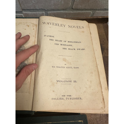 Sir Walter Scott : The Waverly Novels 1887 Nine Volume Set of 28 Novels Complete