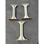 Antique Vintage Pollard Bros Chicago IL Locker Room Bench Cast Iron Legs Salavge