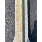 Antique Vintage Pollard Bros Chicago IL Locker Room Bench Cast Iron Legs Salavge