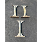 Antique Vintage Pollard Bros Chicago IL Locker Room Bench Cast Iron Legs Salavge