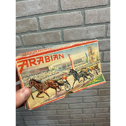 Vintage 1950s Arabian Racing Horse Windup Toy DGM West Germany + Box