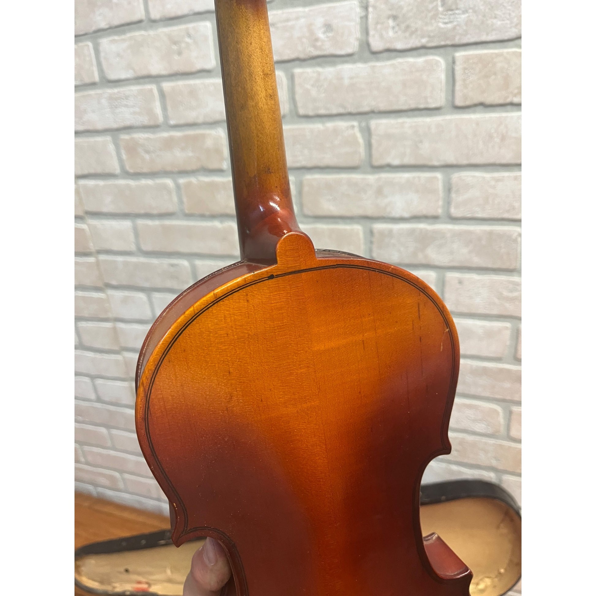 Vintage Jackson Guldan Student Violin + Wooden GSB Coffin Case