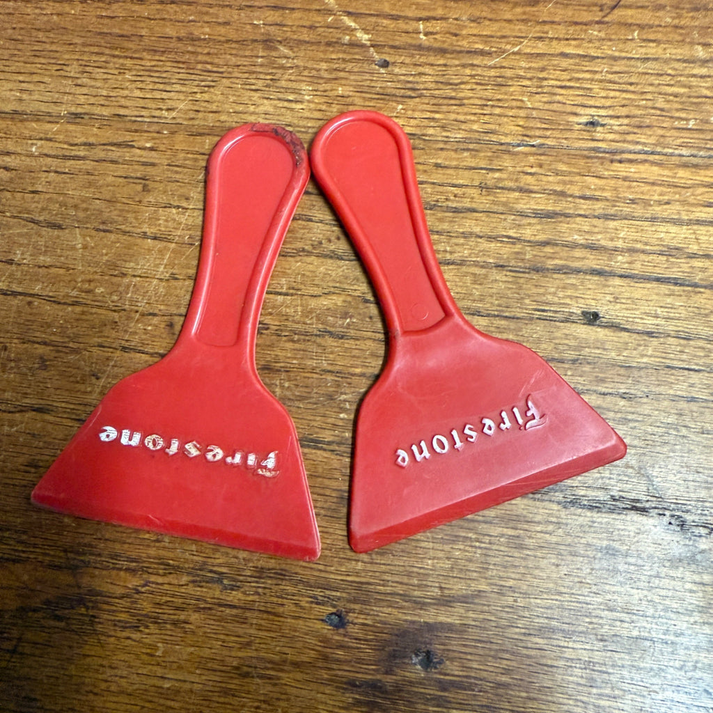 Vintage West Bend Wisconsin Advertising Firestone Tires Ice Scrapers Shell Oil