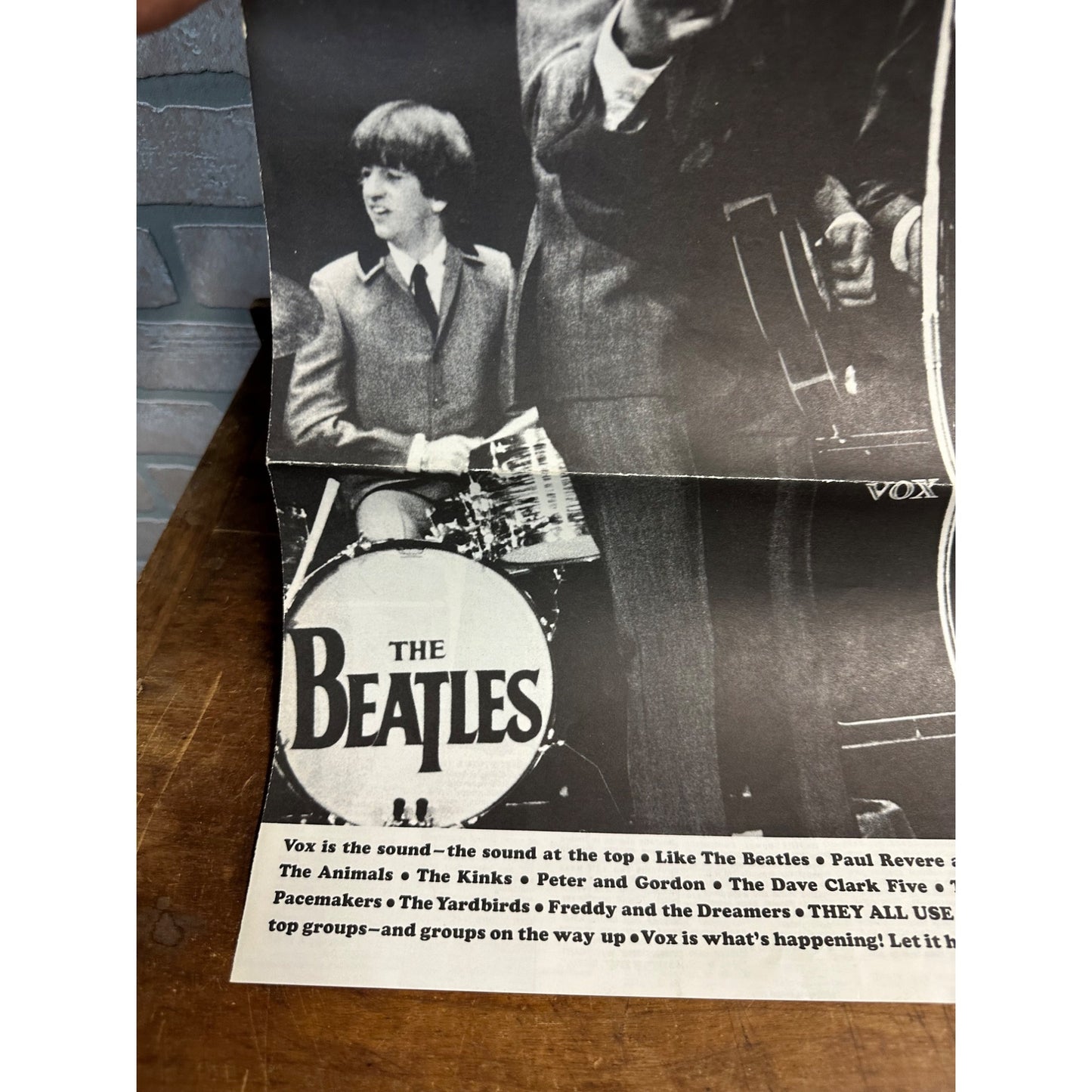 1960S VOX BEATLES IT'S WHAT'S HAPPENING CATALOG COVER / POSTER ORIGINAL