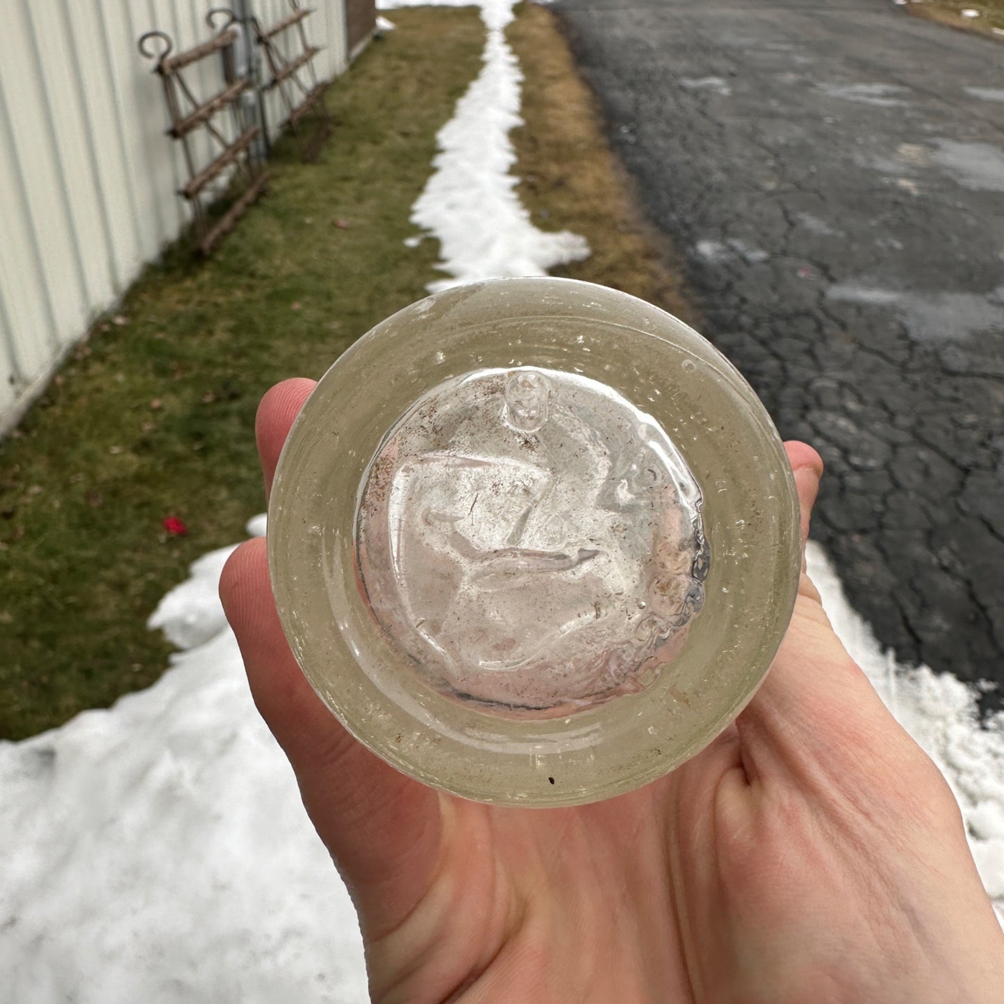 Manhattan Bottling Works Milwaukee Soda Bottle Wisconsin Horse Head