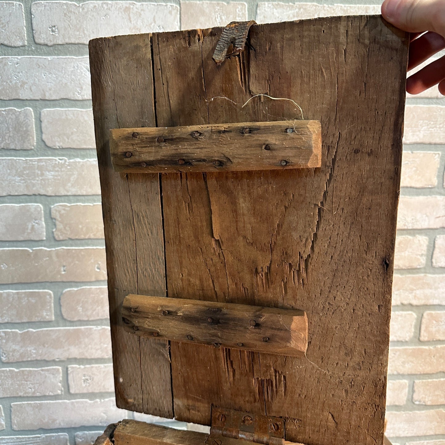 Antique Wooden Crate Box De Lands Chemical Baking Powder W/ Lid