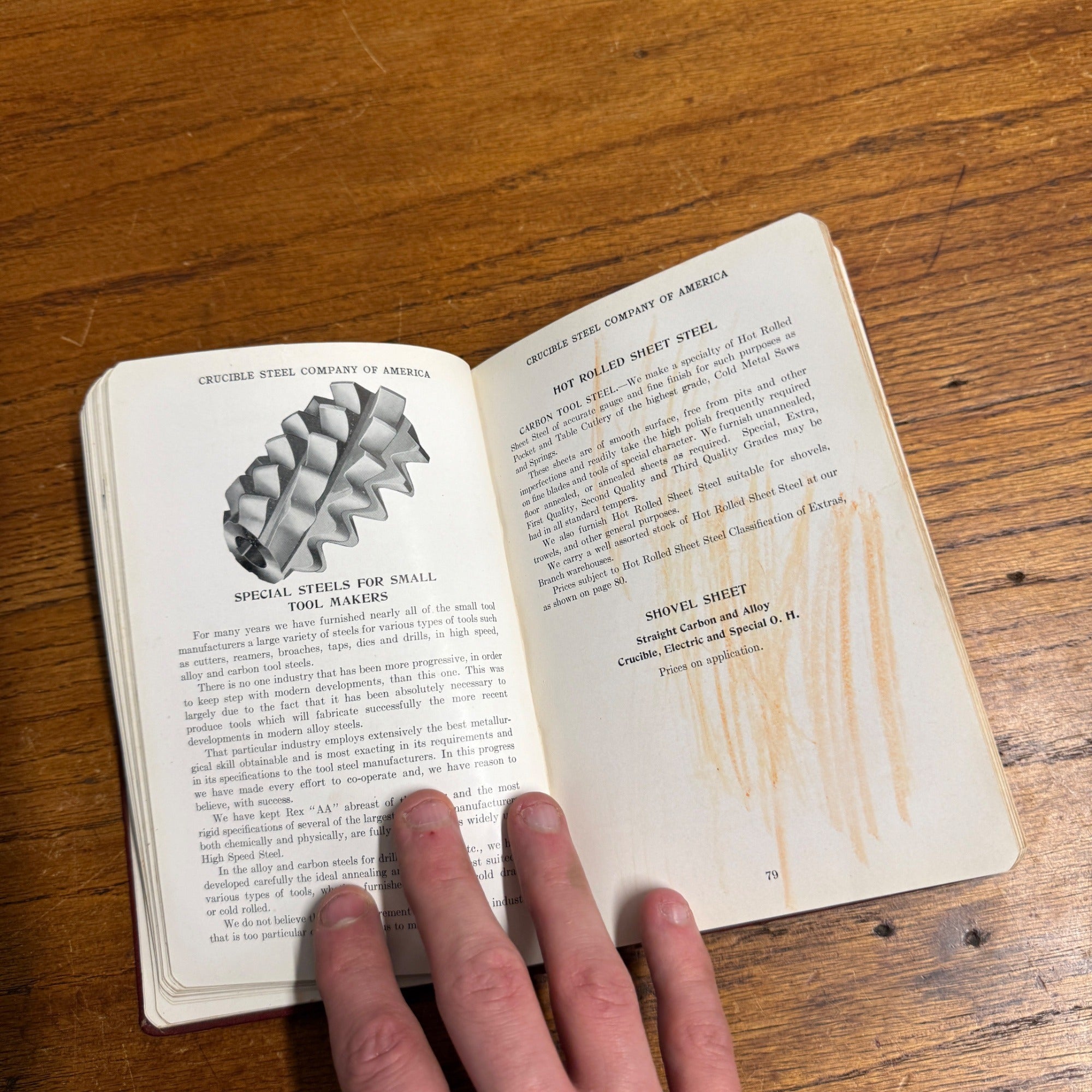 Crucible Steel Company of America 1925 Book