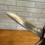 Vintage Hunting Knife Fixed Blade Wrapped Handle w/ Sheath