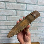 Vintage Hunting Knife Fixed Blade Wrapped Handle w/ Sheath