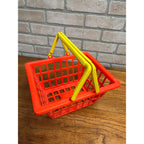 Vintage 1980s Child's Toy Shopping Grocery Cart Basket - Gay Toys Inc
