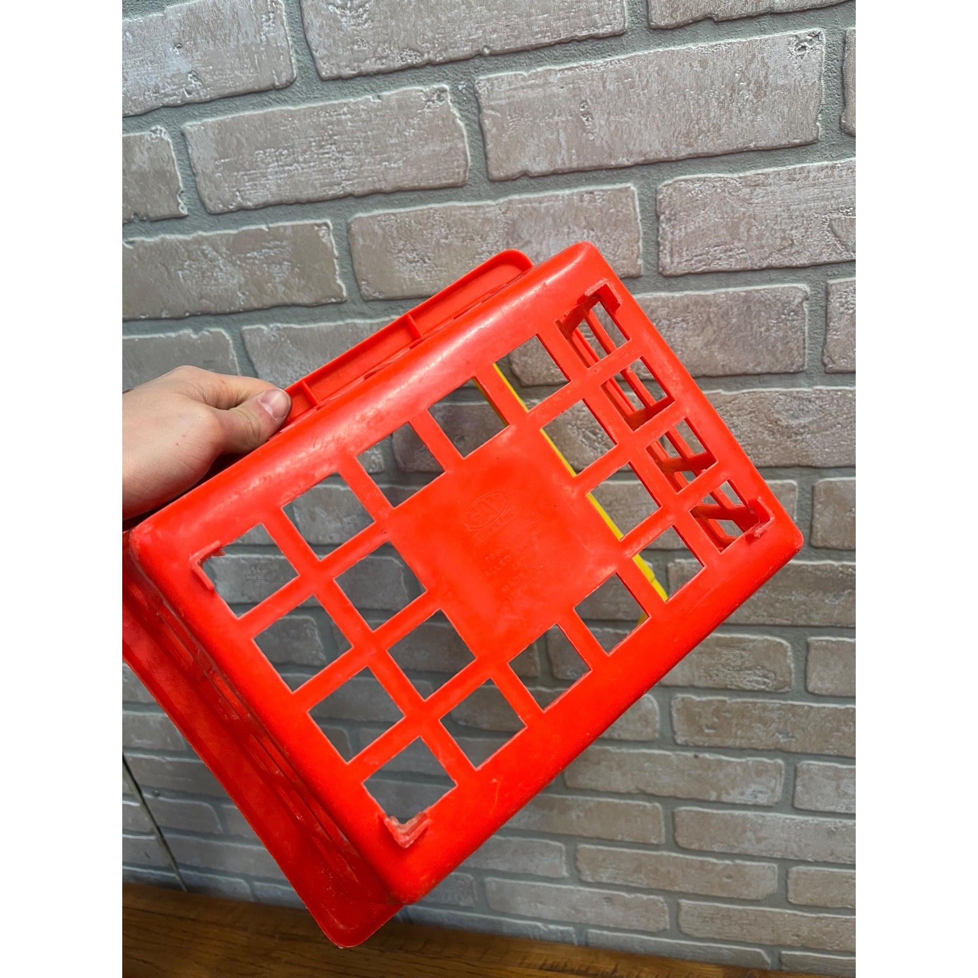 Vintage 1980s Child's Toy Shopping Grocery Cart Basket - Gay Toys Inc