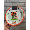 Vintage Halloween Sorg Products Co 9"" Party Plates Unopened Ghost Owl Devil