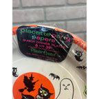 Vintage Halloween Sorg Products Co 9"" Party Plates Unopened Ghost Owl Devil