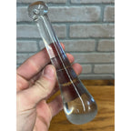 Vintage Clear Glass Pestle No. 8 Replacement for Mortar Apothecary 6" Long